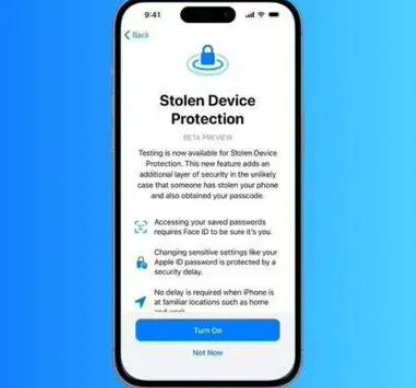 阳新苹果授权维修店分享被盗设备保护功能开启方法 
