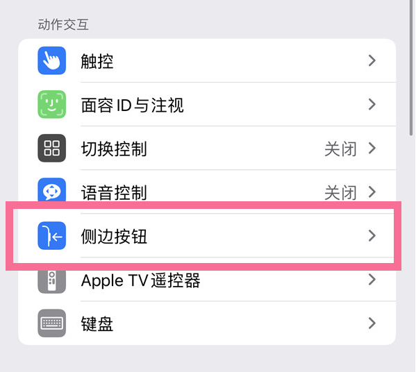 阳新苹果14维修店分享iPhone14 Plus侧键双击下载功能关闭方法 