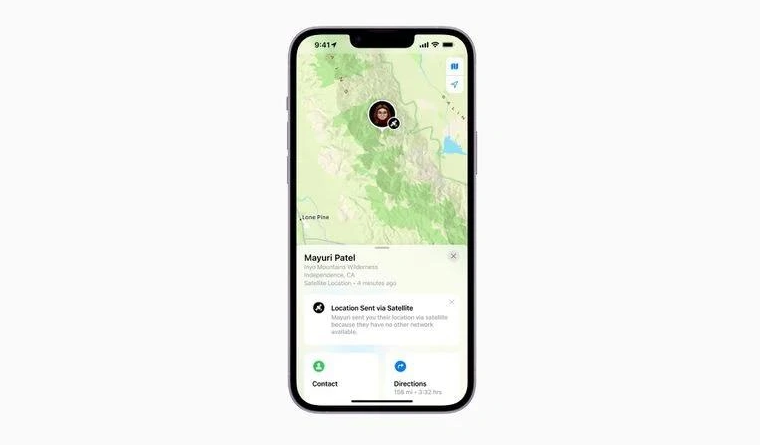 阳新苹果14维修分享iPhone14系列中 FindMy功能通过卫星分享位置方法教程 