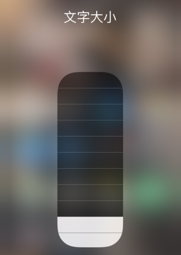 阳新苹果手机维修分享小技巧：在 iPhone 控制中心快速调节字体大小 