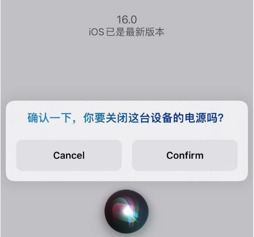 阳新苹果手机维修分享iOS 16 Beta5为什么要取消Siri语音关机功能 