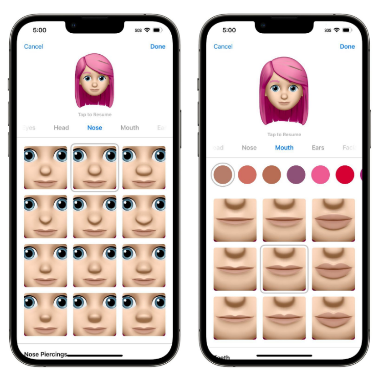 阳新苹果手机维修分享​iOS 16中的拟我表情有了哪些变化和升级 