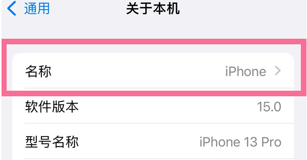 阳新苹果13维修分享iPhone 13热点名字设置教程 
