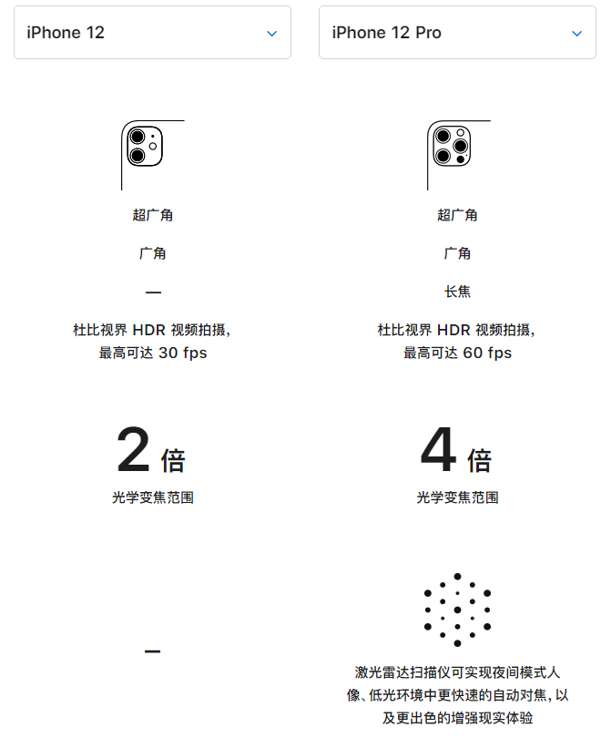 阳新苹果手机维修分享苹果 iPhone 12 与 iPhone 12 Pro 选哪款 